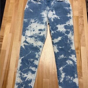 Levi's tye dye skinnyAnkle Jeans